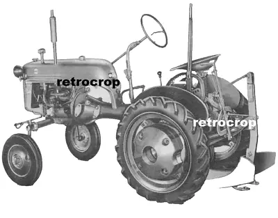 IH International & Farmall Cub -16 Middle Buster Plow Operator's Owners Manual • $20