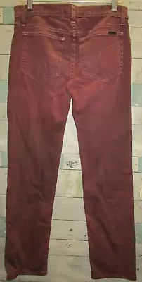 JOE'S Straight Narrow Men Awesome Rare Burgundy Color Jeans Size 30 Excellent • $9.99