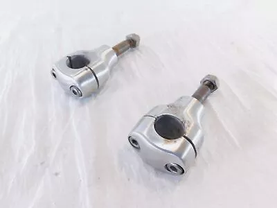 Yamaha Road Star Silverado V-Star 650 1100 Custom Handlebar Riser Mount Clamps • $29.99