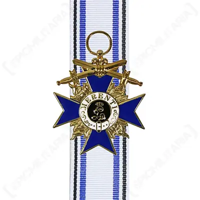 Bavarian Military Service Order - Gold Repro WWI Military Medal With Ribbon • £16.95