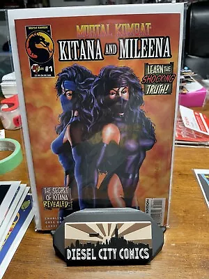 Kitana And Mileena 1 Key Mortal Kombat Malibu Horn Cover Rare • $50