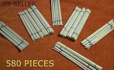Mega Lot 580 Piece Strucural Styrene Tubes Bars Rods And Pipes. • $67.80
