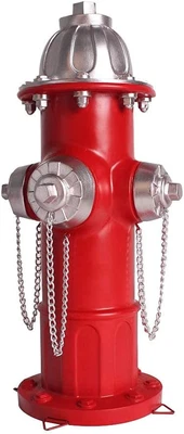 $79.91 • Buy Dog Fire Hydrant Statue Puppy Pee Post And Gift For Fireman, Fire Hydrant Garden