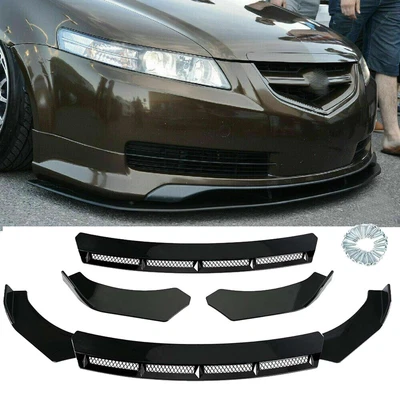 $49.95 • Buy For Acura TL 2000-2014 Gloss Front Bumper Chin Lip Spoiler Splitter Body Kit