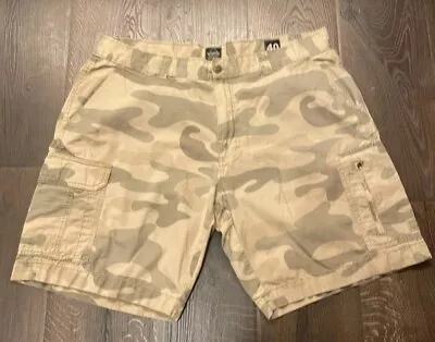 Redhead Tan Faded Camouflage Cargo Shorts Men’s Size 40 • $15.99