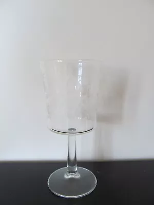 VTG Martinsville Viking Glass Stemmed Wine Water 6.25  Etched Prelude 6 Oz. • $12.99