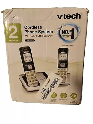 2-Handset Cordless Home Phone - VTech CS6719-2 DECT 6.0 Caller ID Call Waiting • $27.95