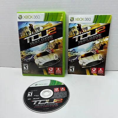 Test Drive Unlimited 2 Microsoft Xbox 360 Video Game Complete With Manual • $16.99