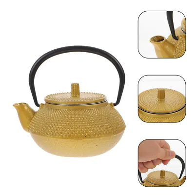  Small Metal Teaware Chinese Style Teapot Travel Wrought Iron • £25.68