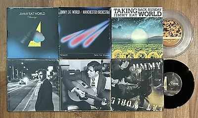 Jimmy Eat World 7” Vinyl BUNDLE Taking Back Sunday Manchester Orchestra RARE • $139.99