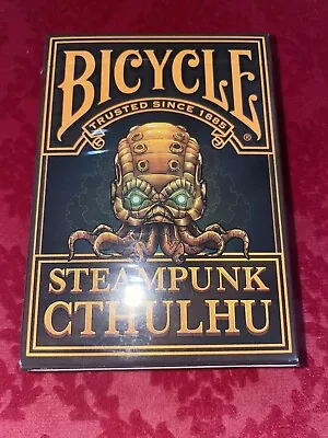Bicycle Steampunk Cthulhu Limited Edition Playing Cards W/ DS1 Deck Sleeve! • $49.99