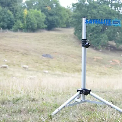 £30.99 • Buy Satellite Dish Tripod Mount Stand For Camping Touring Caravan Sky Freesat + Pegs