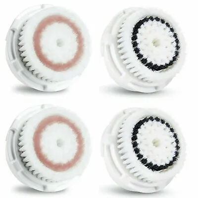 2 Radiance + 2 Sensitive Facial Brush Head Replacements Fit Clarisonic MIA 123 • $11.50