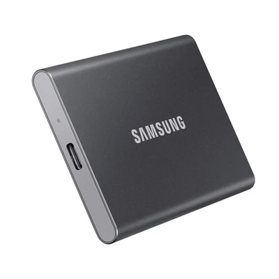 $248 • Buy Samsung 2TB Portable SSD T7 USB3.2Titan Grey MU-PC2T0T
