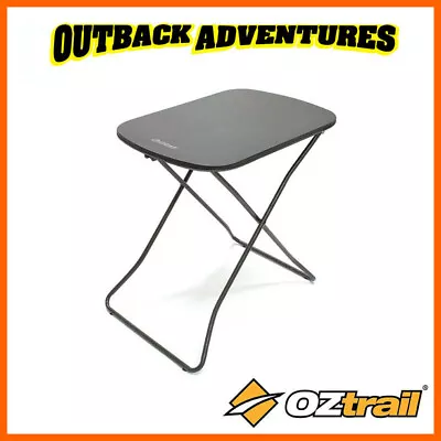 Oztrail Ironside Solo Table - Personal Small Portable Camping Picnic Adjustable  • $39