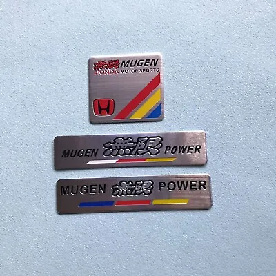 New Emblem Mugen Honda Power Emblem Aluminum Badge JDM • $14.99