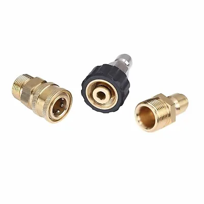 Pressure Washer Adapter Quick Disconnect Kit M22 Swivel Quick Connect Fittings • $28.99