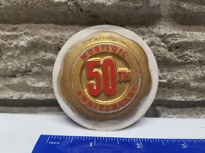 MEGA RARE 50th Anniversary Mobil Oil GAS STATION Pin 1953 • $83.95