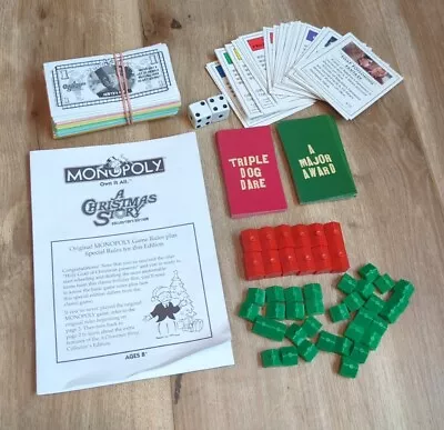 Monopoly A Christmas Story Collector's Edition Replacement Game Parts Pieces • $14.99