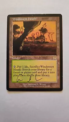 Windswept Heath Onslaught - MTG Magic The Gathering (Singed & Altered By Artist) • $45