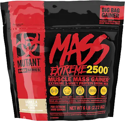 Mutant Mass Extreme Gainer – Whey Protein Powder – Build Muscle Size And Strengt • $73.48