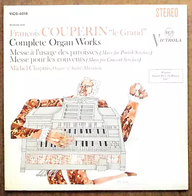 F. Couperin: Complete Organ Works 2 LP Set (1968) RCA Victrola VICS-6018 • $5