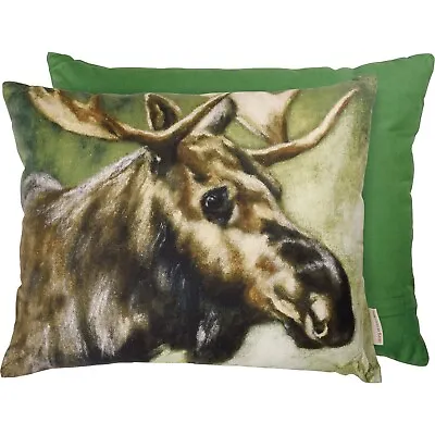 Designer Moose Pillow 20  X 16  2 Sided By Michele Kixmiller Stunning! • $29.99