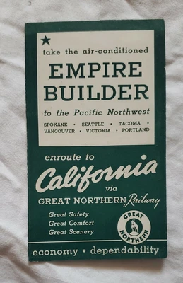 $9.99 • Buy 1936 Great Northern Railway Empire Builder Brochure 