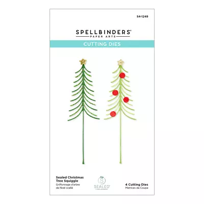 $37.95 • Buy Spellbinders Die Sealed Christmas Tree Squiggle Etched Dies S4-1249