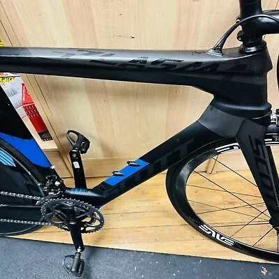 Triathlon Bicycle Scott Plasma 56cm Enve Carbon Fiber Wheels Aero Bars Flo • $2199.99