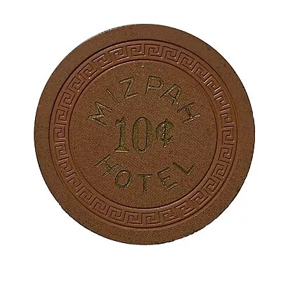 *Mizpah Hotel Tonopah .10 Cent RARE Casino Chip [1956]~Rust~SM KEY~TCR#N3269 • $20