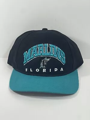 Vintage Supersport Miami Marlins Florida MLB Baseball One Size Snapback Hat Cap • $15