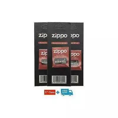 3 Packs 100% Genuine Zippo Lighter Wick  Genuine Original Free Postage • £5.22