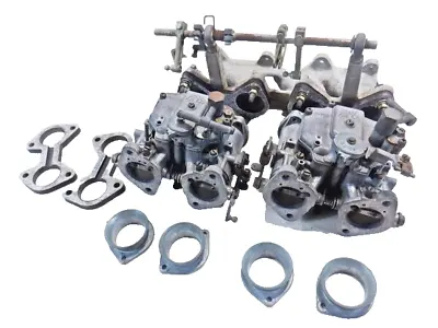 Solex Type-4 Mikuni N40PHH Carburetors & HKS Intake Manifold 4ag Ae86 Datsun • $1249.99