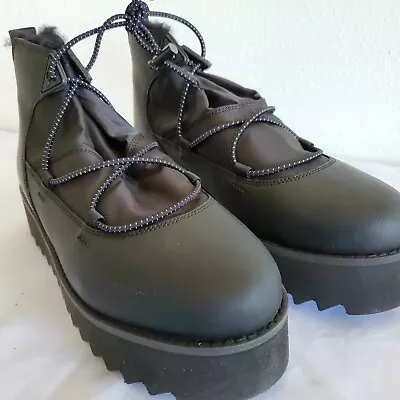 Nwob Womens Size 8 Ultra Matte Black Ugg Classic Rising Toggle Boots 1121620 • $135.96