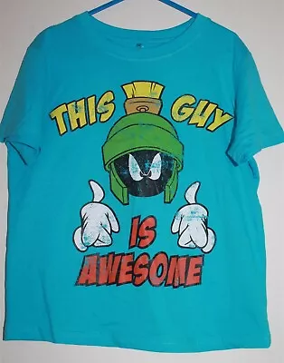 Looney Tunes Marvin The Martian Character Blue T-Shirt Kids Size 6 BNWT  • $19.99