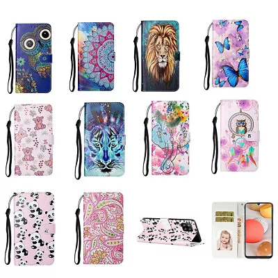 Case For Xiaomi Note 8 9 6 Pro A2 Lite 9A Patterned PU Leather Flip Wallet Cover • $12.09