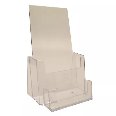 DL Menu Leaflet Holder Brochure Dispenser & Business Card Holders Display Stand • £7.80