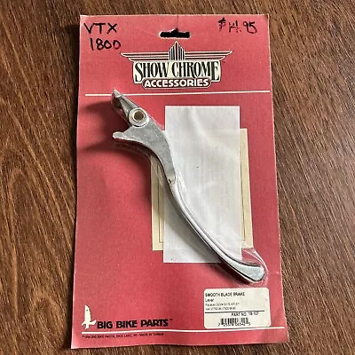 NOS Show Chrome Accessories Smooth Blade Brake Lever VTX1800 VT750 VT-600 18-107 • $15.99