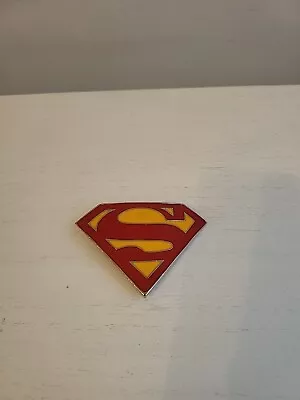 SUPERMAN Belt Buckle - Enamelled Metal - DC Comics Superhero Man Of Steel • £5