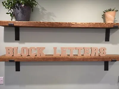 £1.19 • Buy Wooden Letters  10cm (4 ) Block Letters