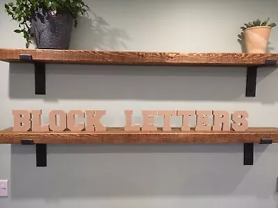£1.39 • Buy Wooden Letters  10cm (4 ) Block Letters