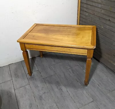 Vintage Rustic Country Farmhouse Regency Wood Piano Bench Or Table F52 • $117