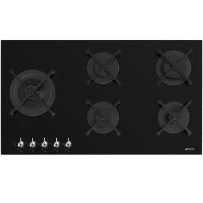 NEW Smeg Classic 90cm Gas On Tempered Glass Cooktop PV395LNAU • $1788