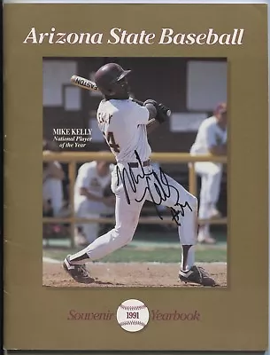 Mike Kelly Signed Program Baseball 1991 Minor League Arizona State Autographed • $40