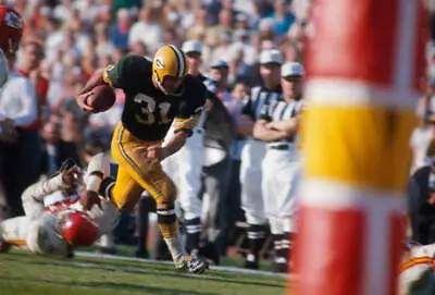 Jim Taylor Green Bay Packers During Super Bowl I 1967 OLD FOOTBALL PHOTO 1 • $5.87