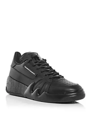 Giuseppe Zanotti Men's Birel Talon Low Top Sneakers Nero EUR 42.5 US 9.5 • $159