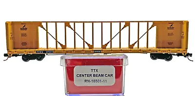 N Red Caboose Rn-16501-11 Centerbeam Car Ttx 87691 • $69.99