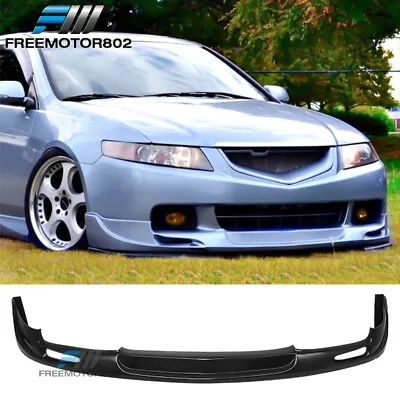 Fits 04-05 Acura TSX Mugen Style Front Bumper Lip Spoiler PU • $124.99