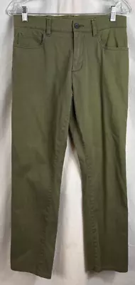 Vince Olive Green 5 Pocket Stretch Jeans Women SZ 30 X 27 106730 Super Soft USA • $17.36